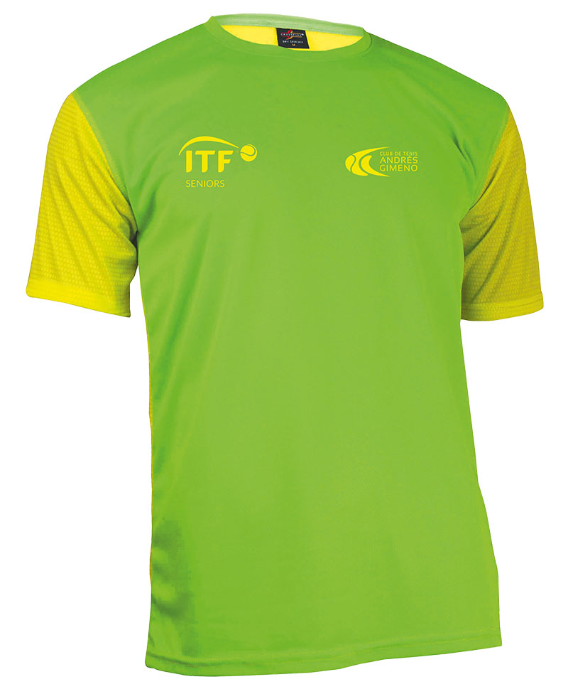 camiseta verde del club de tenis andres gimeno